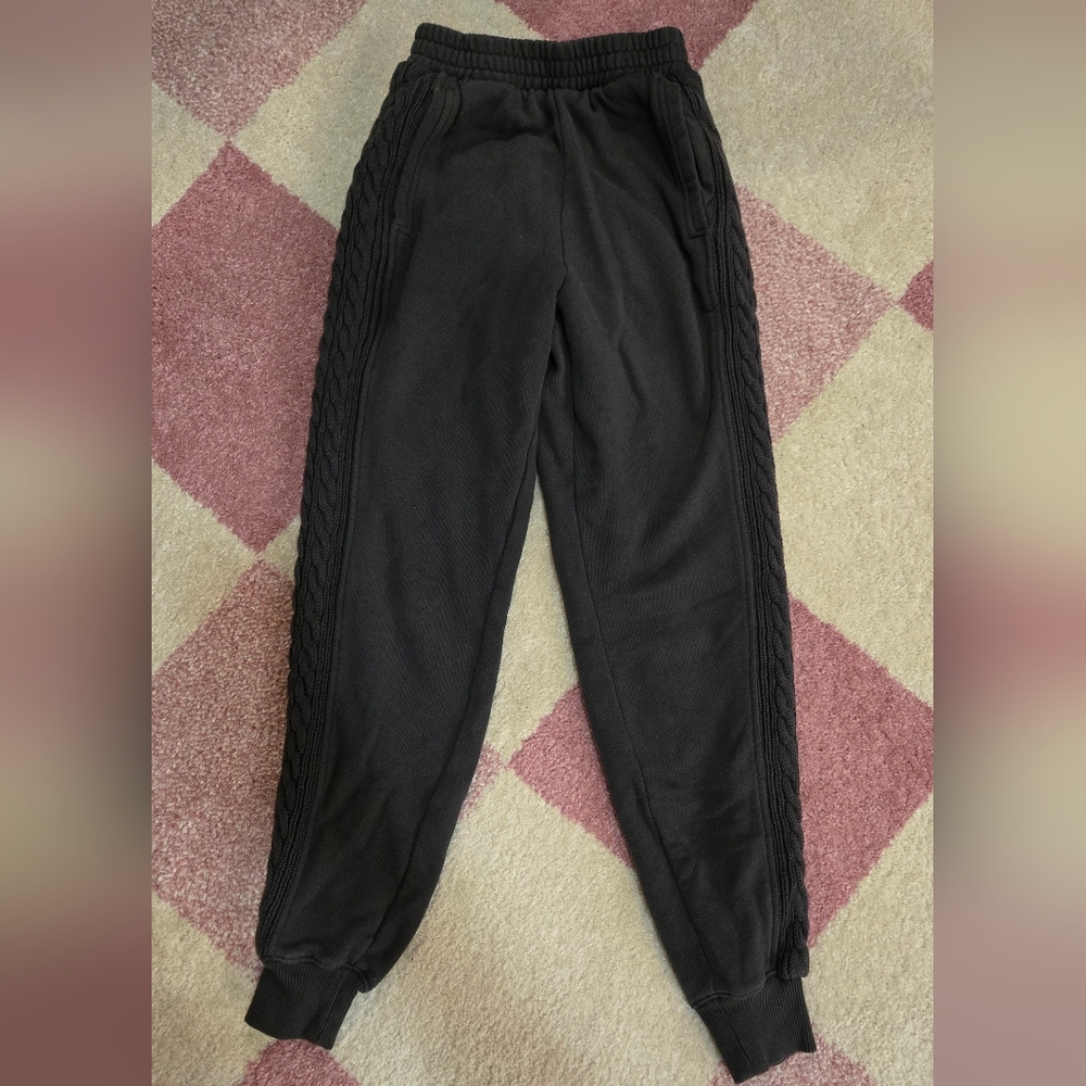 Aerie High Waisted Cable Knit Joggers